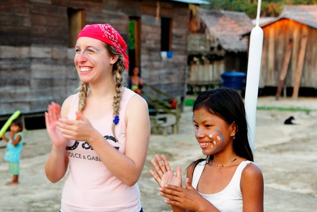 Ticuna e Italianos juntos: Missionários, RA.MI., jovens 2014