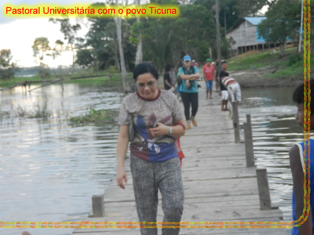 Pastoral Universitária e indígenas: Belém do Solimões 2015