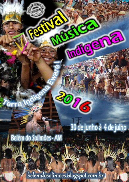 Convite: 6° FIE Festival de Cultura Indígena do Eware 2016