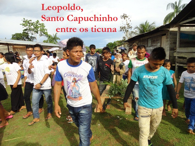 São Leopoldo entre os Ticuna: Festa no Tacana e Cruz Missionária