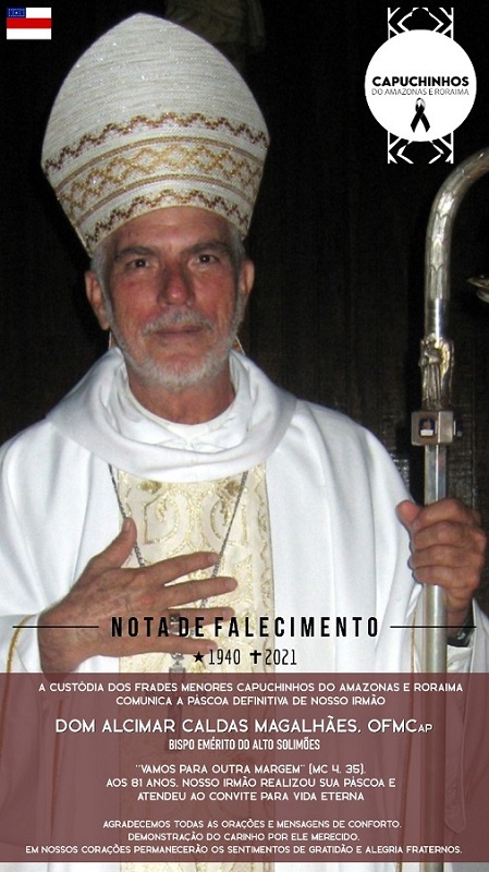 Obrigado Dom Alcimar!